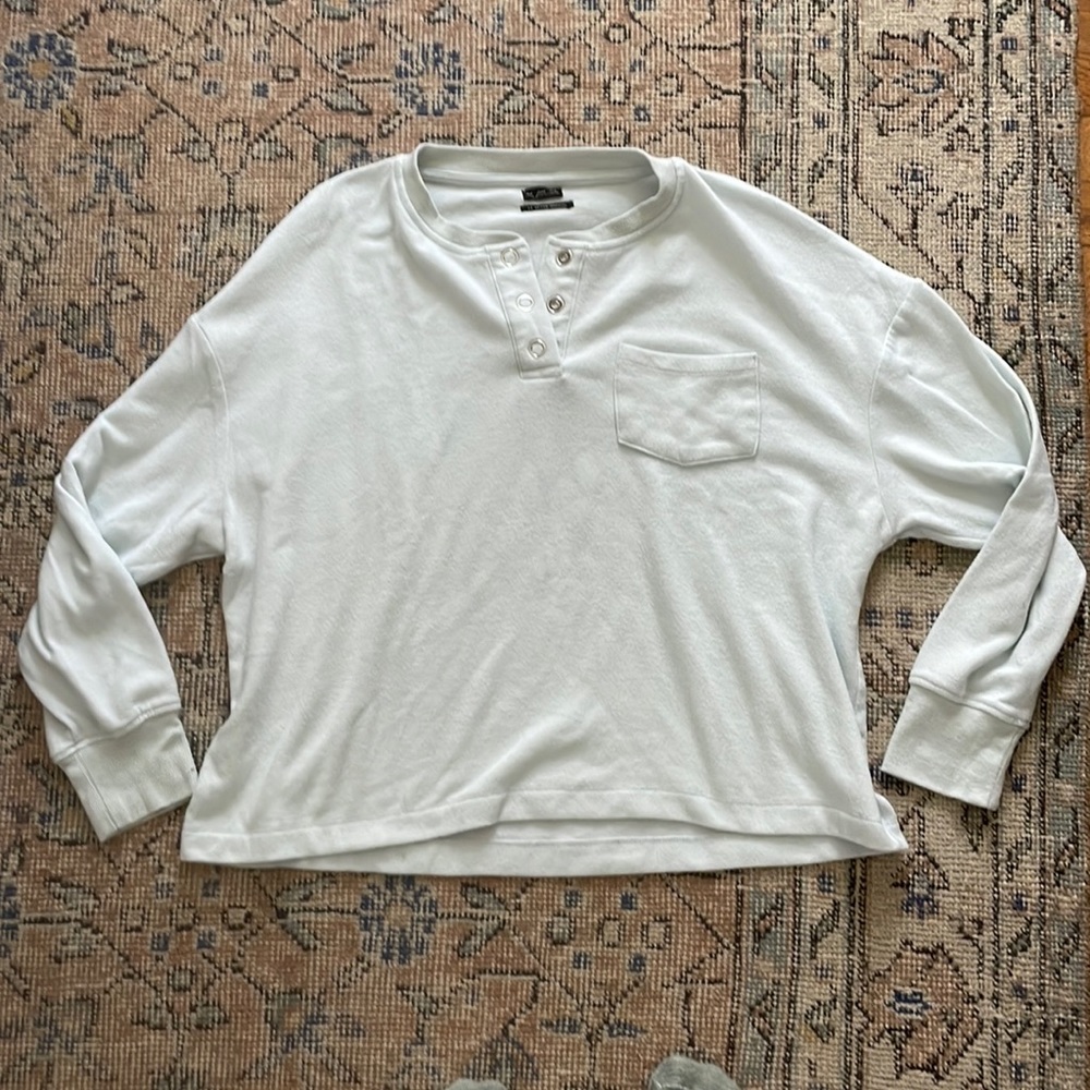 Brushed Henley top